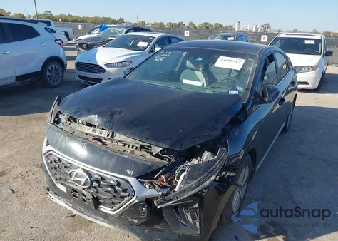 2021 Hyundai Ioniq Hybrid Se из США, поврежденный, VIN KMHC75LC0MU261697